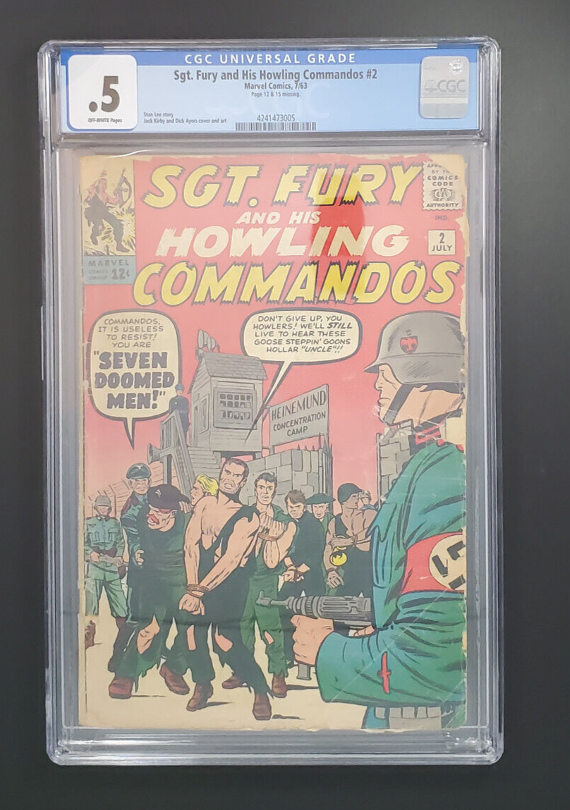 Sgt Fury and His Howling Commandos #2 CGC 0.5