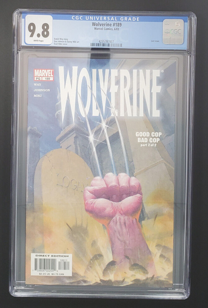 Wolverine #189 CGC 9.8